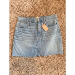 Madewell Denim Cut Off shorts NWT Regid Denim A Line 32